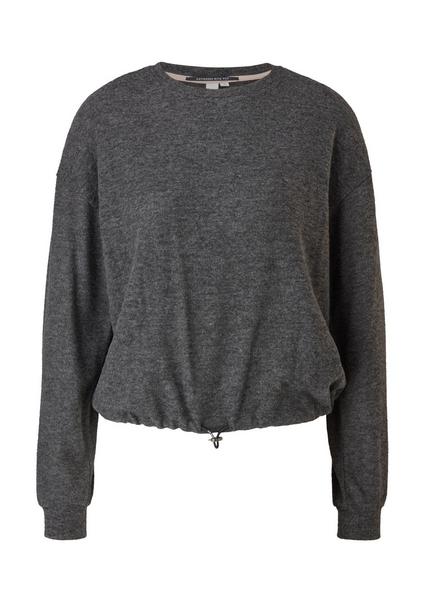 T-Shirt langarm - 99W0/Grey / Bla