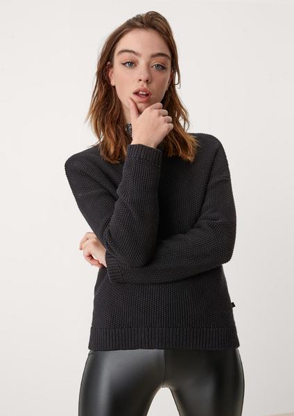 Pullover langarm - 9999/Grey / Bla