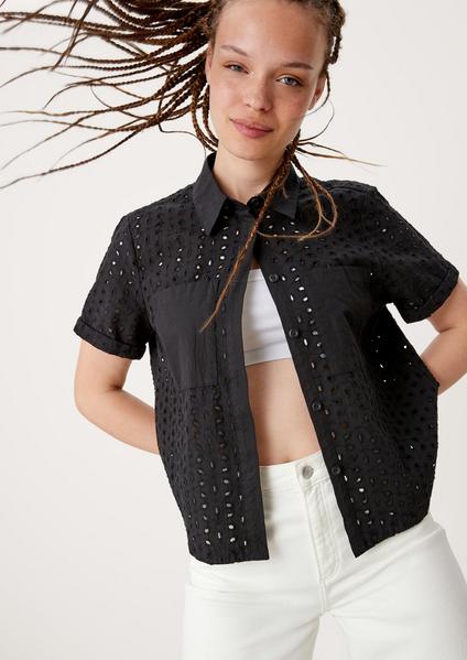 Bluse kurzarm - 9999/black