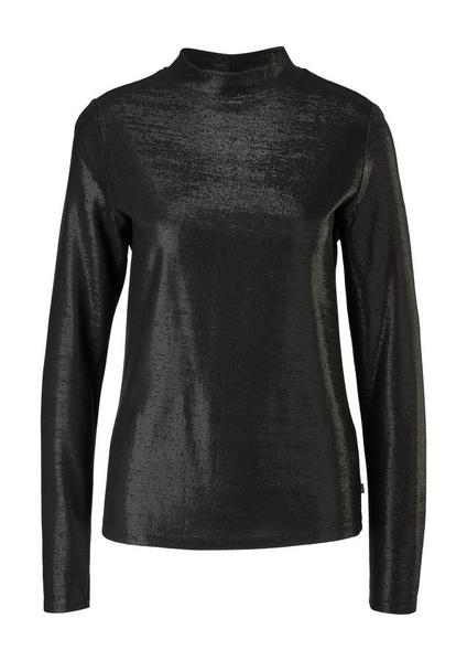 T-Shirt langarm - 9999/Grey / Bla