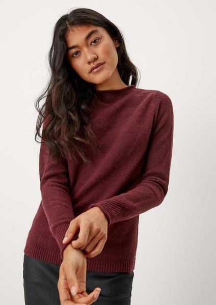 Pullover langarm - 39W0/dark red m