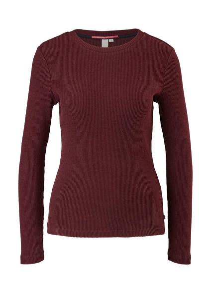 T-Shirt langarm - 39W0/dark red m