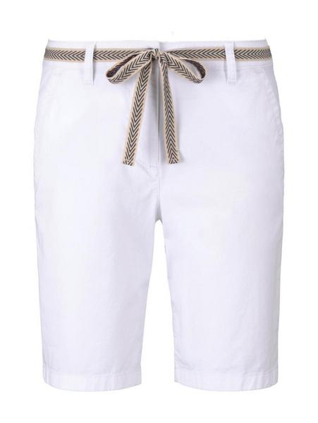 Tom Tailor Chino Bermuda - 20000/White