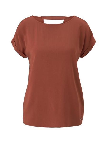 tunic with back detail - 13053/Rust Orange