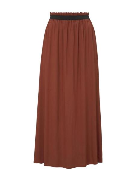 basic maxi skirt - 13053/Rust Orange