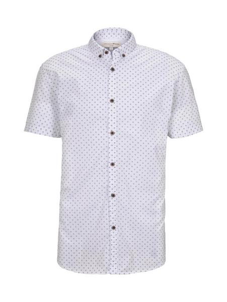 printed short sleeve shirt - 23798/navy diamond st