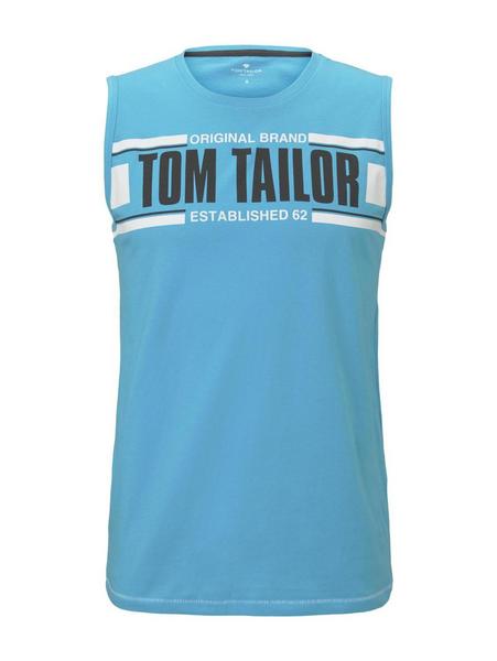 tanktop with stripy print - 22091/clear blue atoll