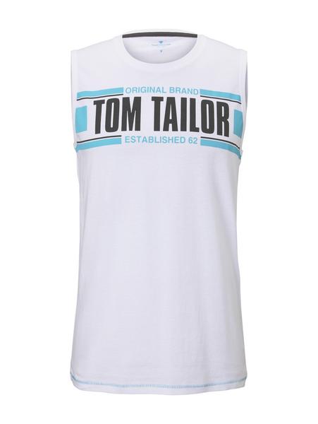 tanktop with stripy print - 20000/White