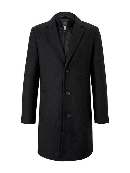 wool coat with insert - 13124/Dark Grey Wool Jacke