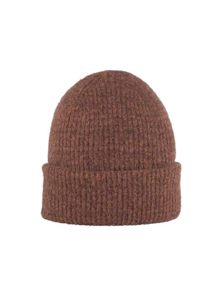 rib beanie - 24579/rust orange melange