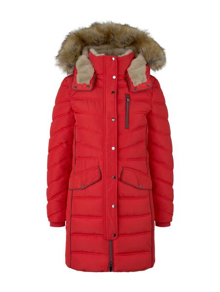 signature puffer coat - 11025/Strong Red