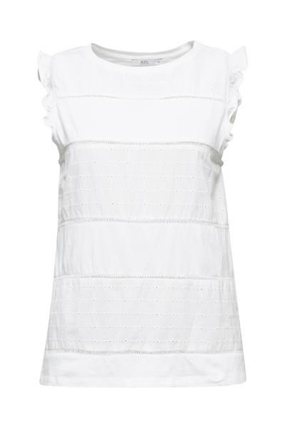 front embro tee - C100/WHITE