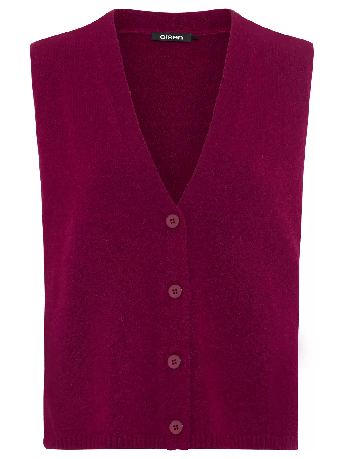 Cardigan Sleeveless - 70085/Boysenberry
