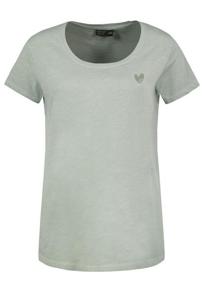 DOB Shirt,kurzarm,Rundhals mit Blen - 12200/iceber