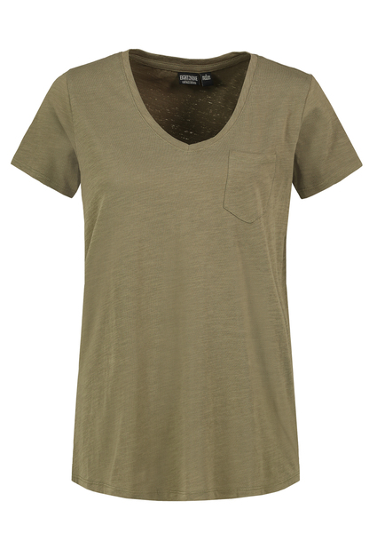 DOB T-Shirt,kurzarm, V-Ausschnitt m - 12400/ivy gr