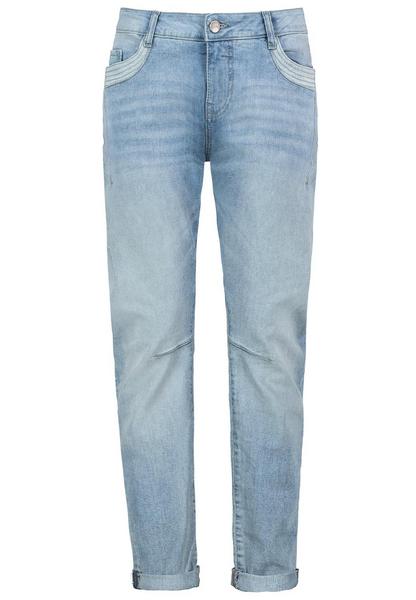 DOB Denim,5-pocket, O-shape, Aufsch - 19300/MIDDLE