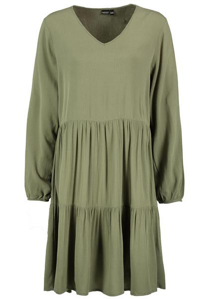 DOB Kleid, MidI, V-Ausschnitt, - 12300/ivy olive