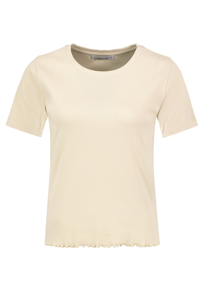 DOB Shirt,kurzarm,Rundhals mit - 20200/nude beige