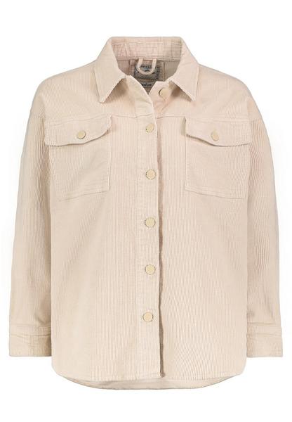 DOB Oversize Hemdbluse, aufgesetzte - 20200/milky