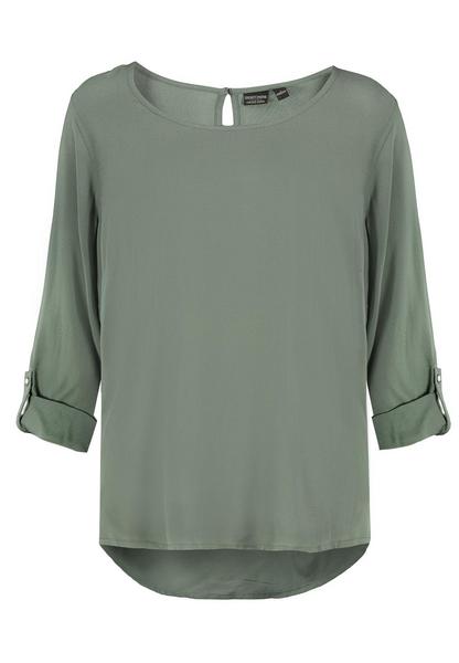 DOB Bluse, 3/4 Arm mit Aufschlag - 12300/laurel gr
