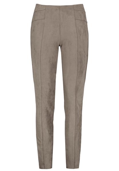 DOB Leggings, mid waist, abgeschnit - 21300/mud br