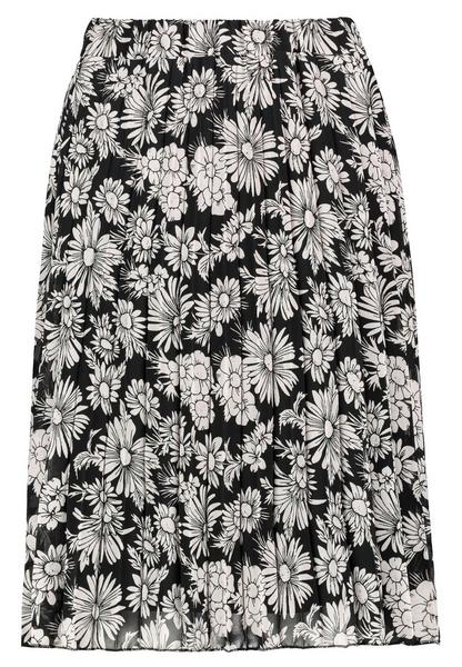 ROCK , AOP, Plissee,midi, shorter l - 24001/FLOWER