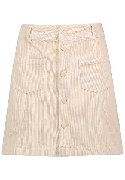 DOB Kordrock,mini,Knopfleiste, - 20200/milky beige