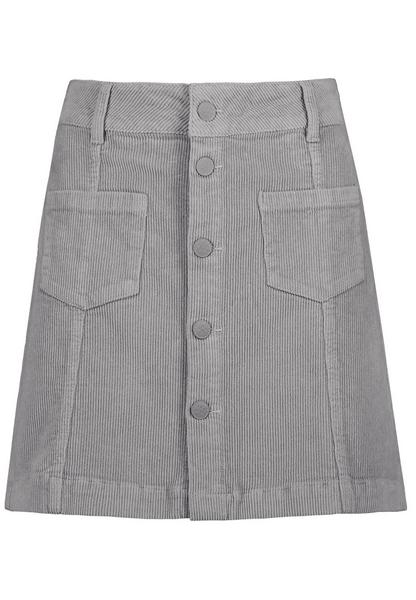 DOB Kordrock,mini,Knopfleiste, - 23200/dawn grey