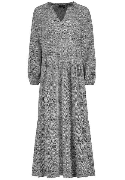 Kleid mit Volants,MAXI, lange 