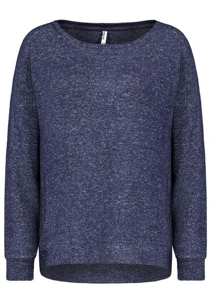 DOB Shirt, langarm, Rundhals mit Bl - 19400/dark n