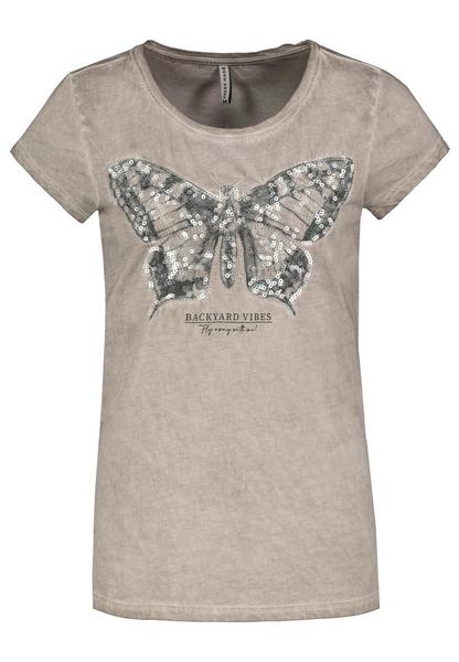 DOB-Shirt, kurzarm, Rundhals - 20200/light sand