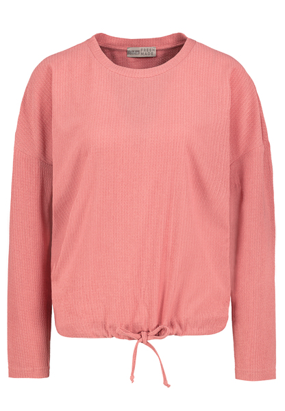 DOB Shirt, langarm, Rundhals mit Bl - 14300/blosso