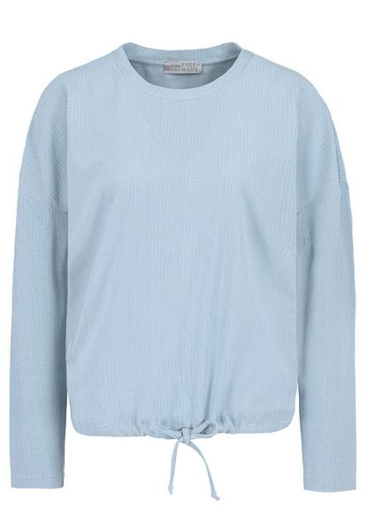 DOB Shirt, langarm, Rundhals mit Bl - 19100/skyway