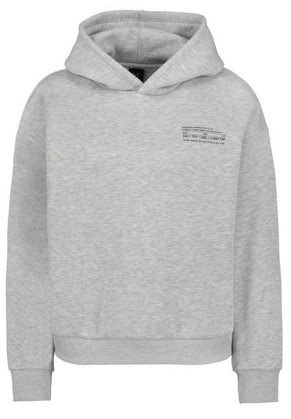 DOB Sweat,langarm,Rundhals, Kapuze, - 23200/grey m
