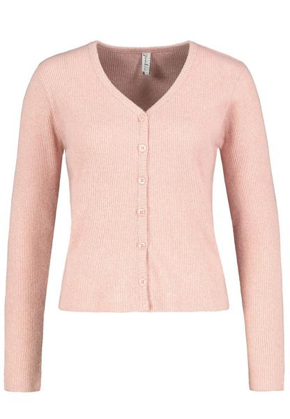 DOB cardigan, langarm,V-neck+ knopfleistepiping am neck, rippeinq.:D-Ribcardigan-20-O-212