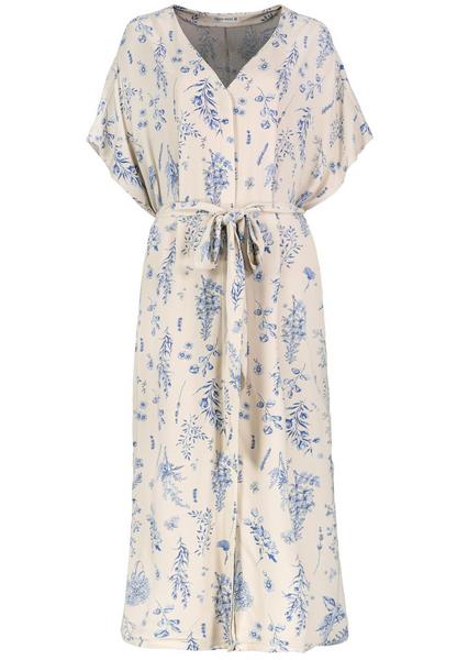 DOB Kleid, midi, V-Ausschnitt, 