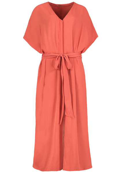 DOB Kleid, midi, V-Ausschnitt, 