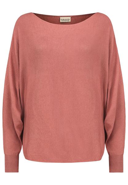 DOB Strick Pullover,langarm, - 13400/withered rose