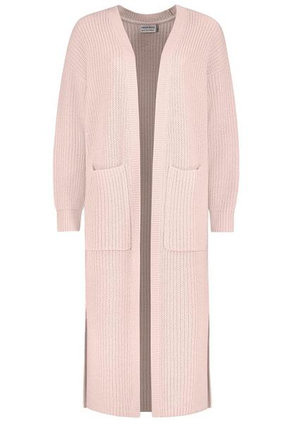 DOB Strick-Cardigan, vorne offen, l - 13100/peach