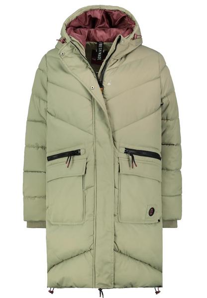 DOB Steppmantel,hohe Kapuze,RV-Tasc - 12300/washed