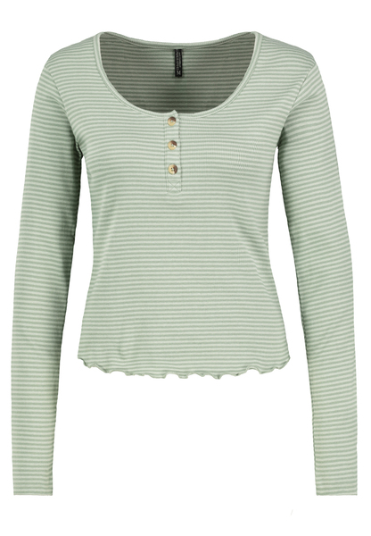 DOB langarm shirt,streifen, Rundhal - 12300/vintag