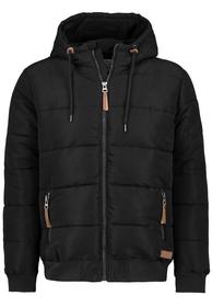 HAKA Steppjacke, Kapuze mit Tunnelz - 24000/black