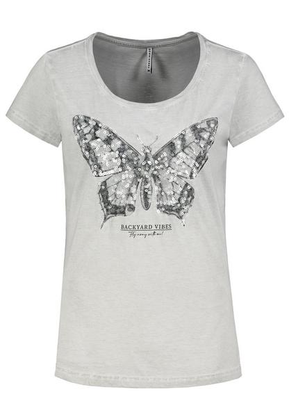 DOB-Shirt, kurzarm, Rundhals - 23200/smoke grey