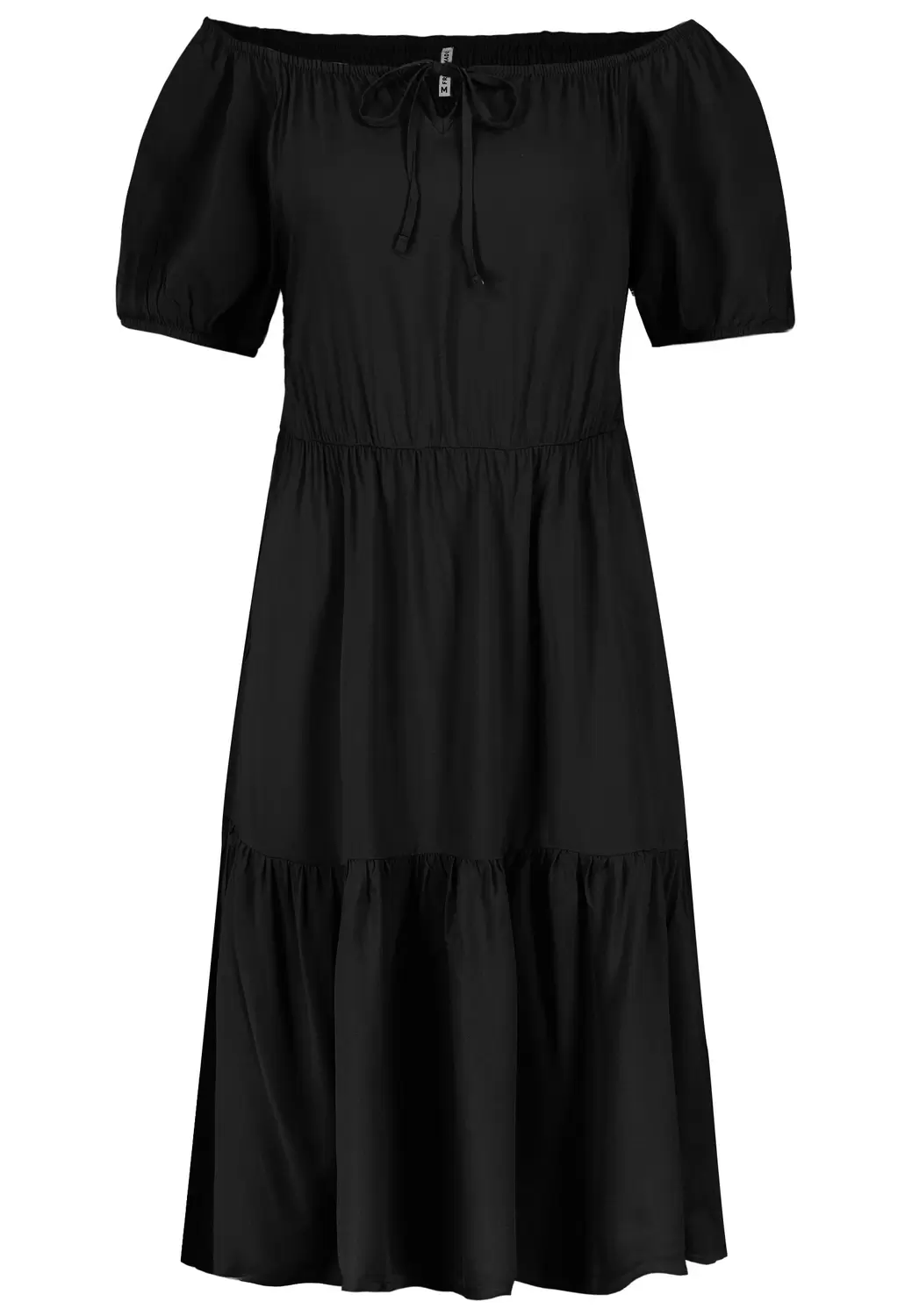 Kleid, mini, kurze Puffärmel, female