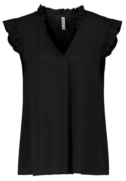 DOB Bluse, Rundhalsauschnitt mit R