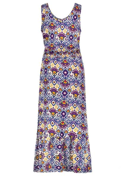 Kleid, maxi, breite Tr