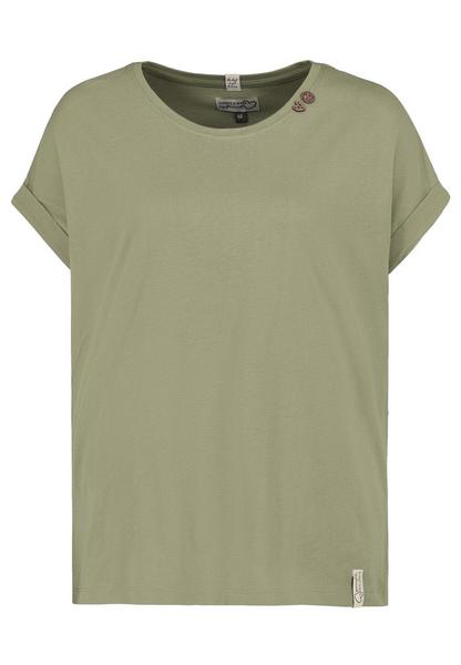 DOB Shirt, weit, Rundhals mit blend - 12300/washed