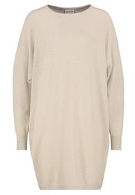 DOB Strick Kleid, langarm, midi,, light sand melange