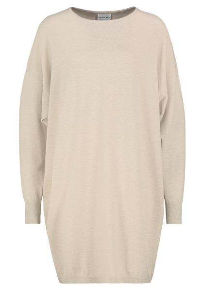 DOB Strick Kleid, langarm, midi, - 20200/light san