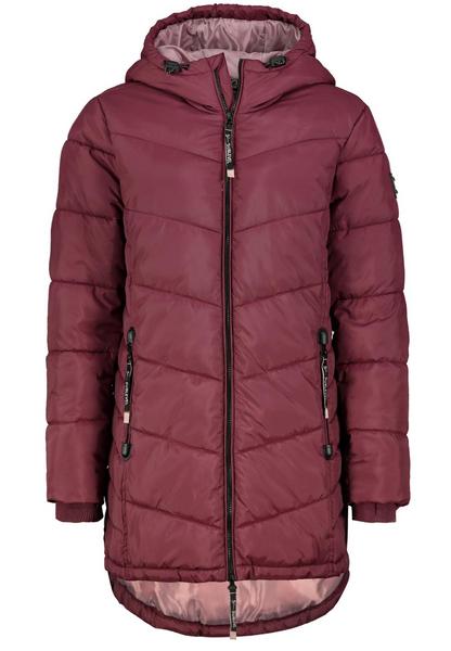 DOB Steppmantel, Kapuze, 2-Wege-RV - 15400/wine re